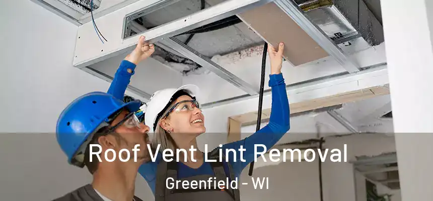 Roof Vent Lint Removal Greenfield - WI